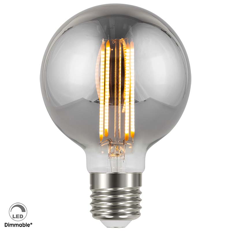 230V E27 G95 LED 4W 150lm دخان خافت