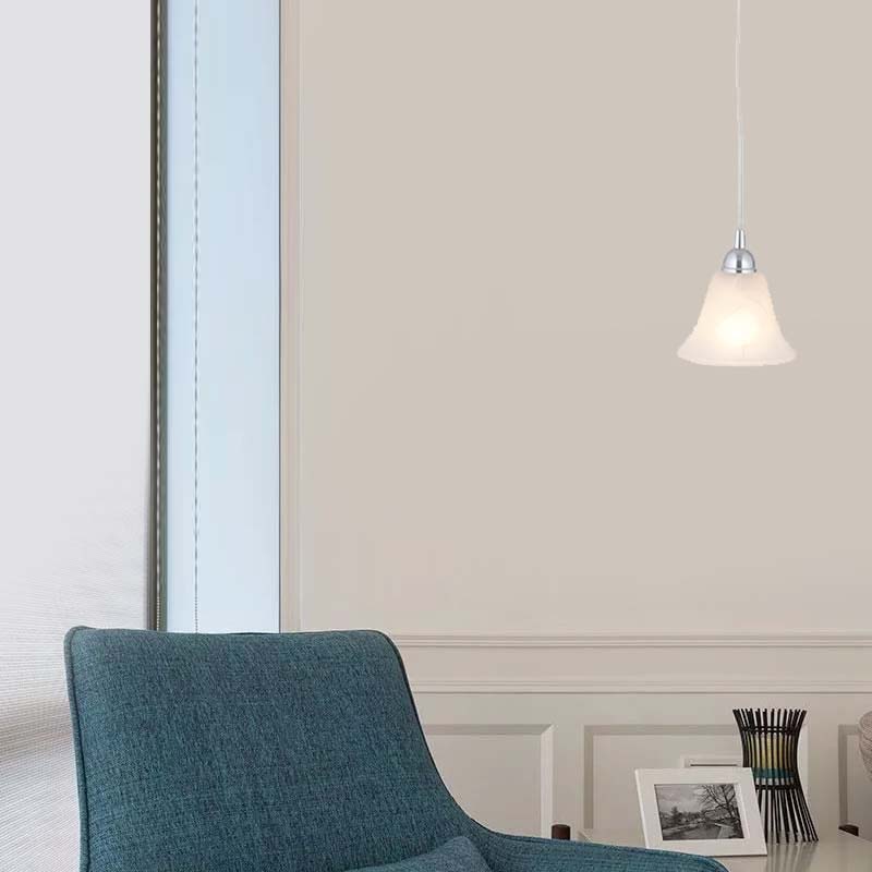 تصميم كلاسيكي بسيط من Alabaser Glass Window Pendant Light E14