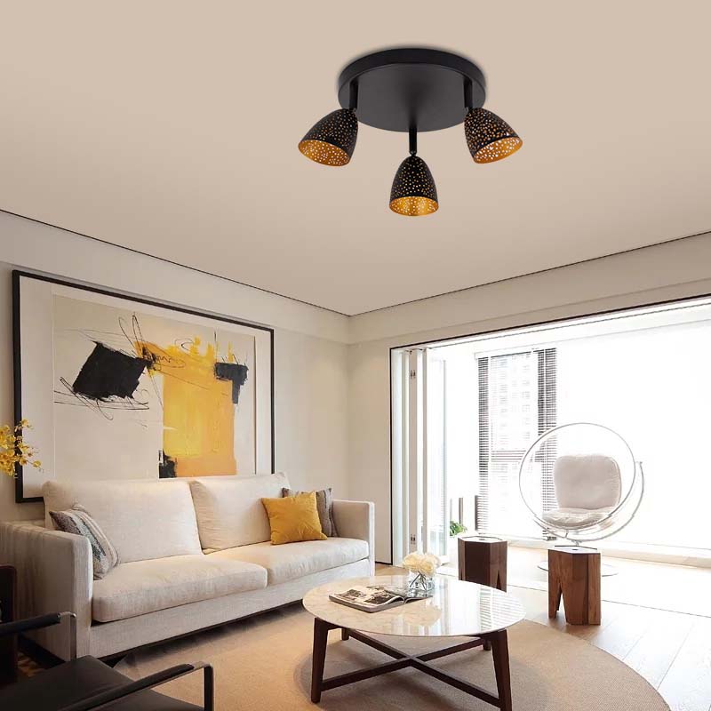 CLINT Modern Style Simple Decorative Round Ceiling Spot ضوء 3lys G9